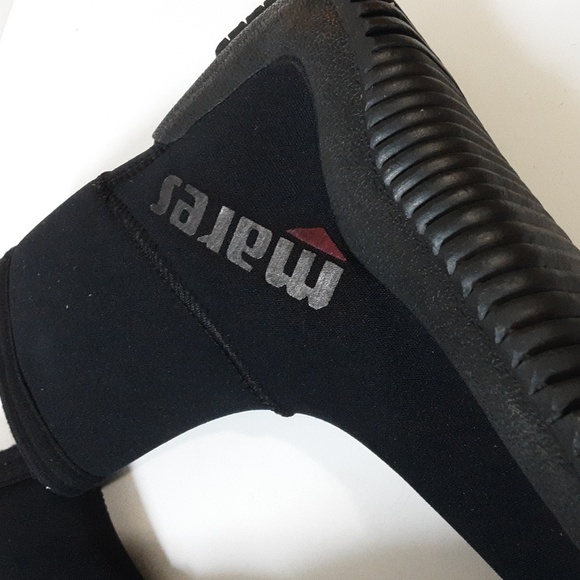 Mares  Dive Adult  Classic 3mm Neoprene Boots Mens 5 Rubber Sole - Picture 8 of 10